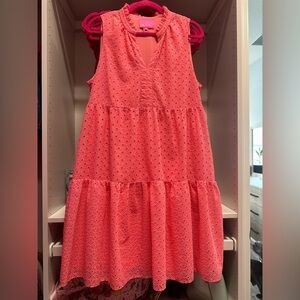 Lilly Pulitzer Novella Swing Dress Lilly Coral Size L